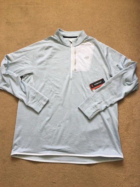 Top da uomo New Balance mezza cerniera a maniche lunghe taglia 2XL, £65