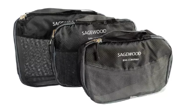 Packing Cubes, Organizers, Pouches, Travel Bags, Set of 3 different sizes