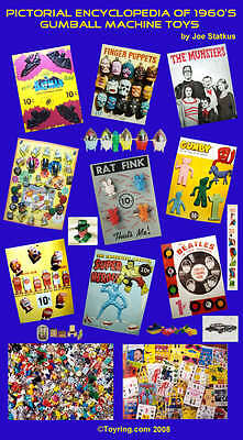 Pictorial Encyclopedia of 1960's Gumball Machine Toys on CD!