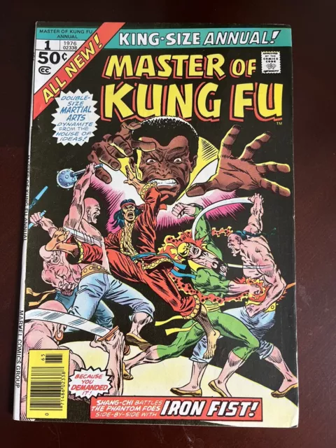 Master of Kung Fu King Size Annual #1 (1976) High Grade!