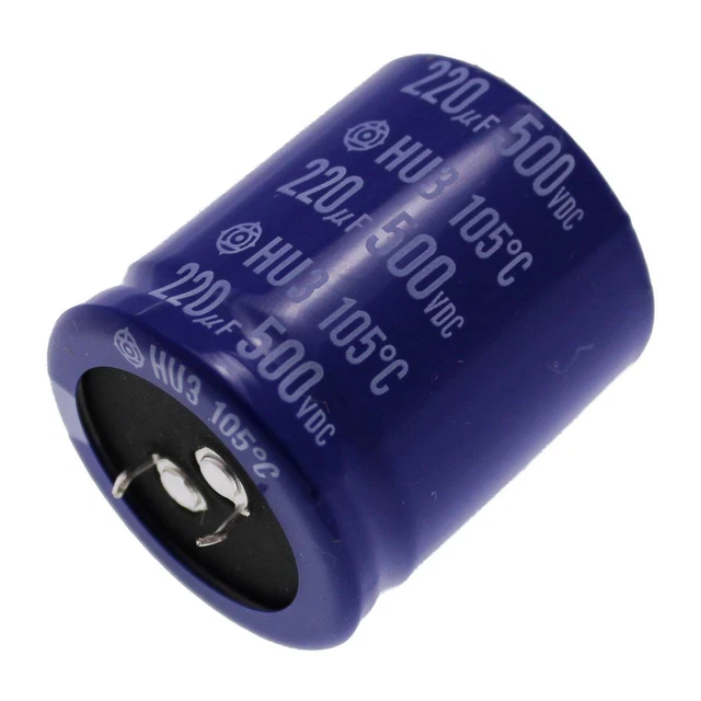 Lot De 50 Condensateurs Électrolytiques Vishay 2,2µF 50V 105°C - Référence EKI06AA122H00K