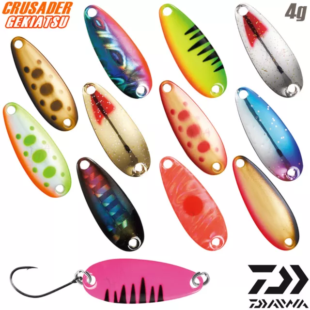 Daiwa Crusader Gekiatsu 4 g 28 mm trout spoon various colors