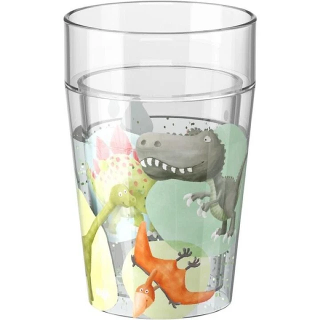 Gobelet à paillettes - Motif Dinosaures +2 ans Haba Neuf