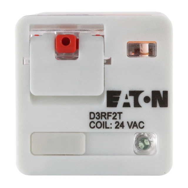 Eaton D3Rf2T General Purpose Ice Cube Relay, 8 Pin, Dpdt, 24Vdc Coil