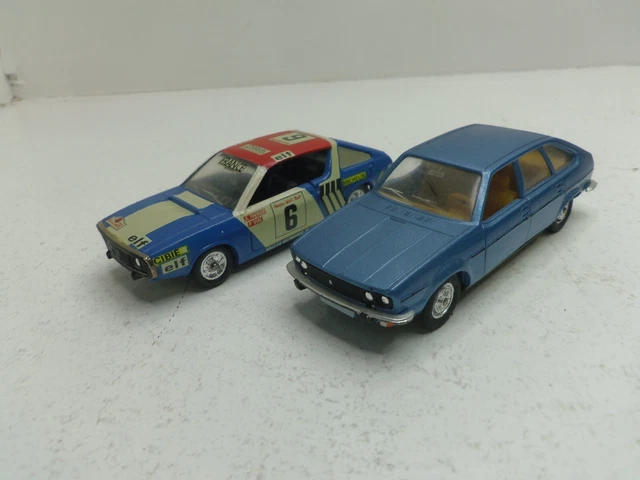 1/43 Renault  Lot  Solido R 17 + 30 Ts