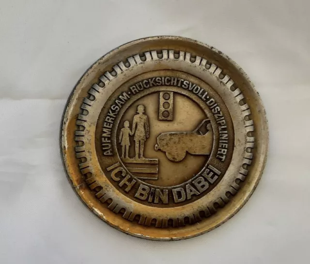 DDR Medaille Verkehrssicherheit Ich bin dabei für hervorragende Leistungen