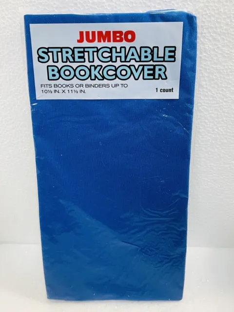 Jumbo Stretchable Fabric Bookcover -  Fits up to 10.5'' X 11'' - Choose Design