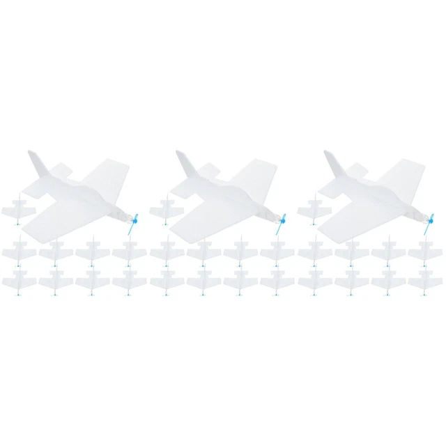 30 pièces avion en mousse jouet d'avion bricolage avions jouets