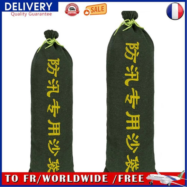 Flood Control Sandbag Flood Resistant Canvas Thickened Sandbag with Drawstring