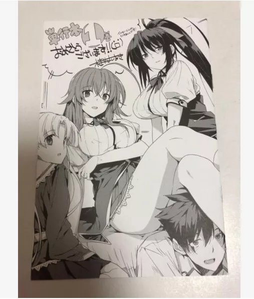 High School DxD Miyama Zero Mishima Hiroji Not for Sale Illustration Magazine