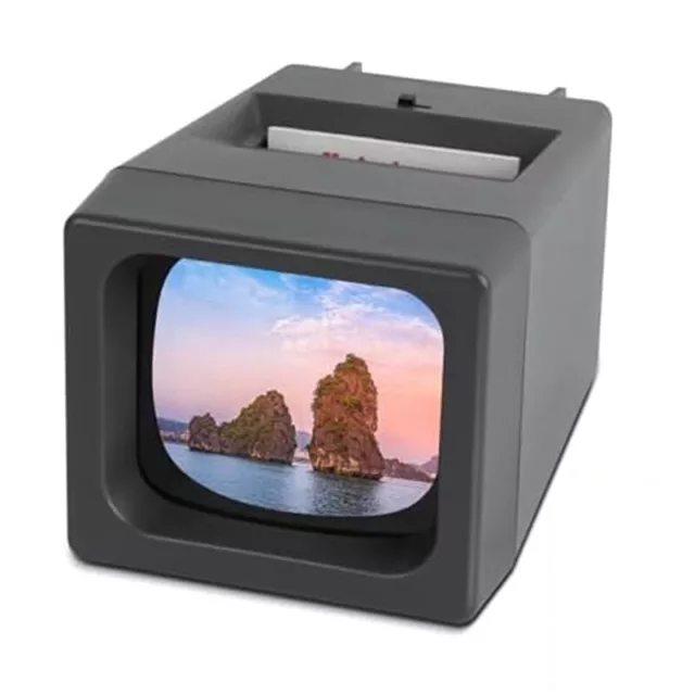 35mm Slide and Film Viewer, Negative Viewer, Desktop LED Lighted Viewing,6102