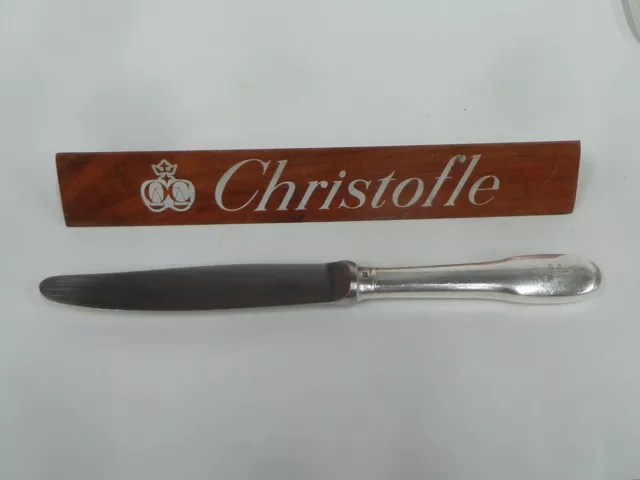 Christofle Cluny Aire Francia 1 Cuchillo À Postre Camiseta: 19.60cm - Muy Bonito