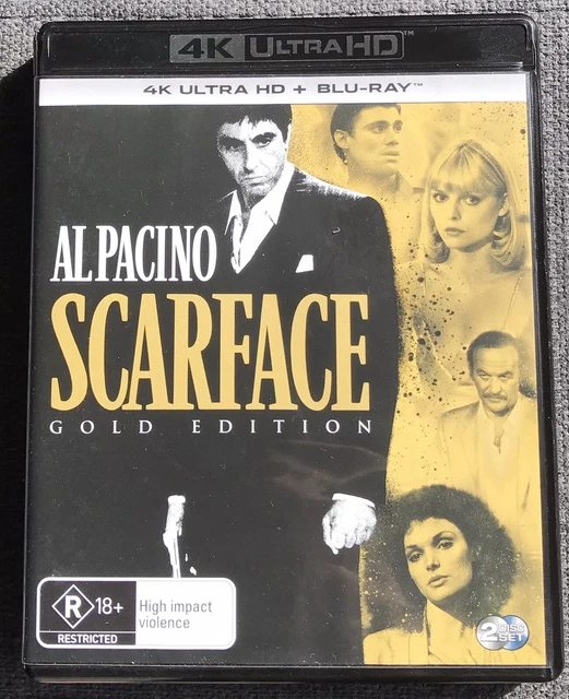 Scarface (Blu-Ray 2 Disc) 4K Ultrahd - Gold Edition - Al Pacino