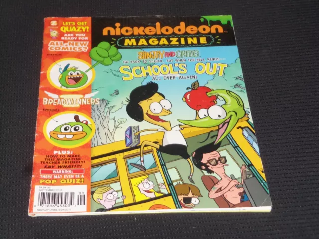 2015 September Nickelodeon Magazine - School's Out Front Cover - L 21001