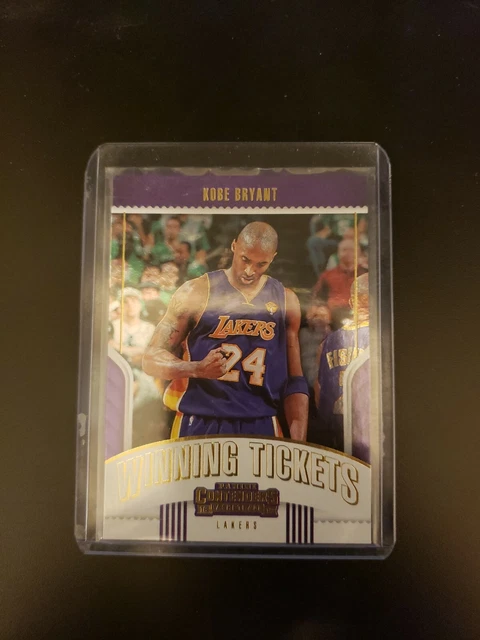 2018-2019 Panini Contenders Winning Tickets Kobe Bryant  4th Championship win🏆