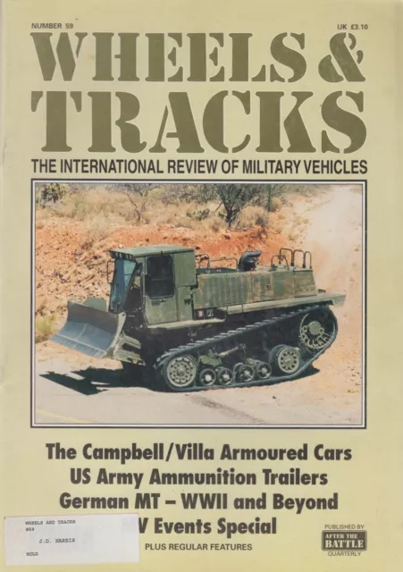 Wheels & Tracks Military Vehicles - 1997 - Issue #59 - Campbell/Villa Armour Car