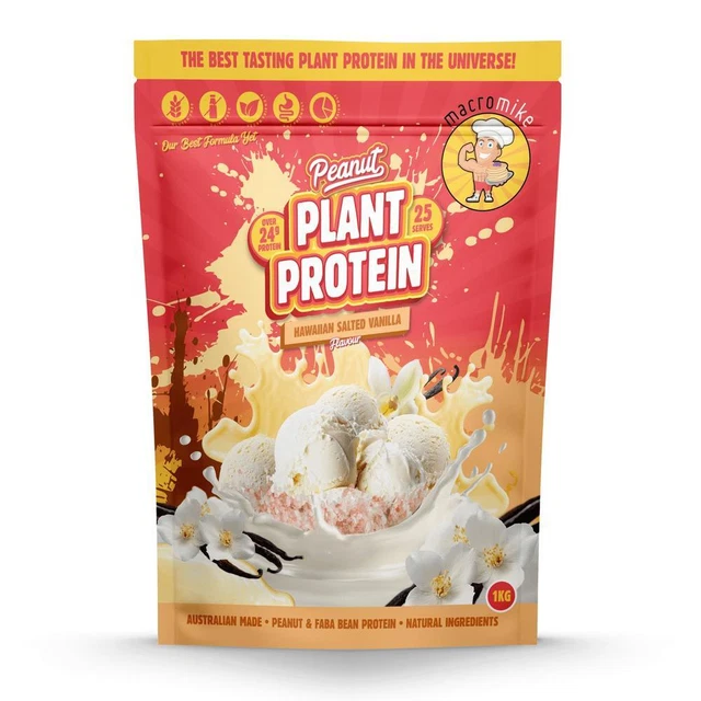 Proteína vegetal de maní Macro Mike (vainilla salada hawaiana) - 1 kg
