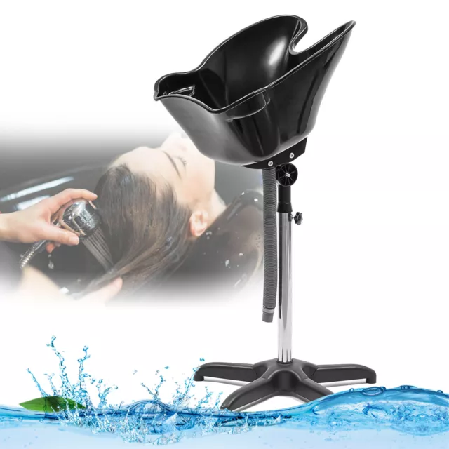 Lavabo trasero altura ajustable lavabo para el cabello móvil peluquería casa