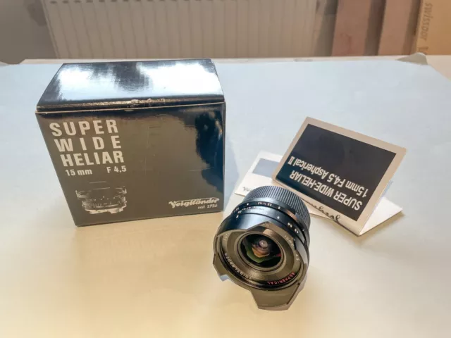 Voigtländer Super Wide Heliar 15mm 4.5 Leica M