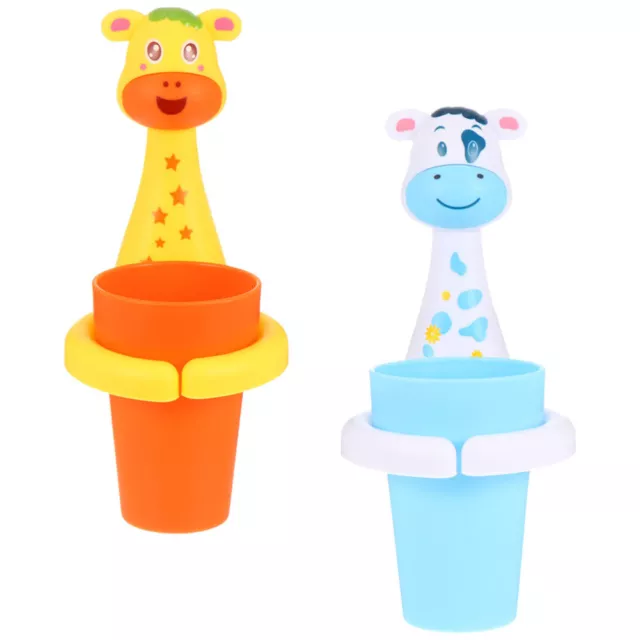 Cartoon Animal Toothbrush Holder & Shower Shelf for Kids-SC