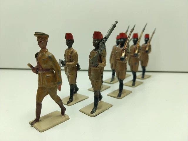 Lot De 6 Figurines William Britain – Guerre Anglo-Zouloue – Série WB20 – Échelle 1:32