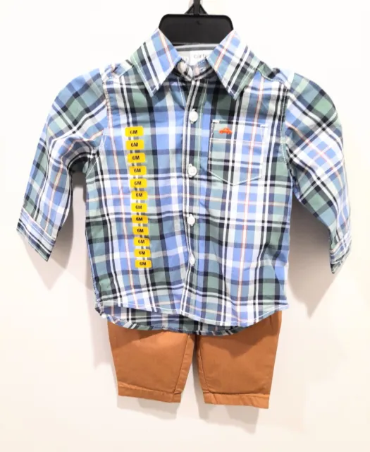 Carter's Infant Baby Boy Shirt and Pants set Size 6 months