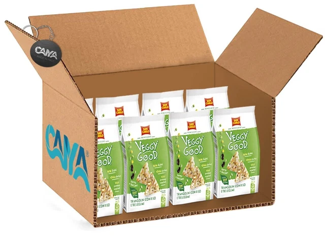 8X San Carlo Veggy Good Gallette con Riso e Tre Legumi 65g Snack Vegano