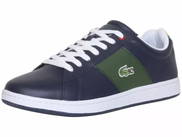 LACOSTE MEN'S Carnaby EVO 0722 EVO 120 7 Leather Sneakers NEW with TAGS