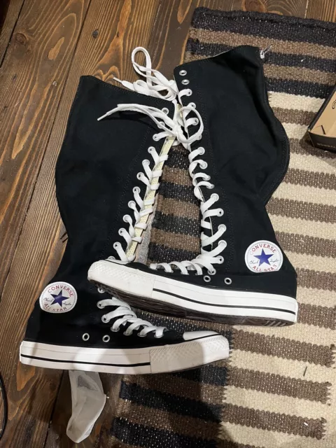 Scarpe converse alte deals fino al ginocchio