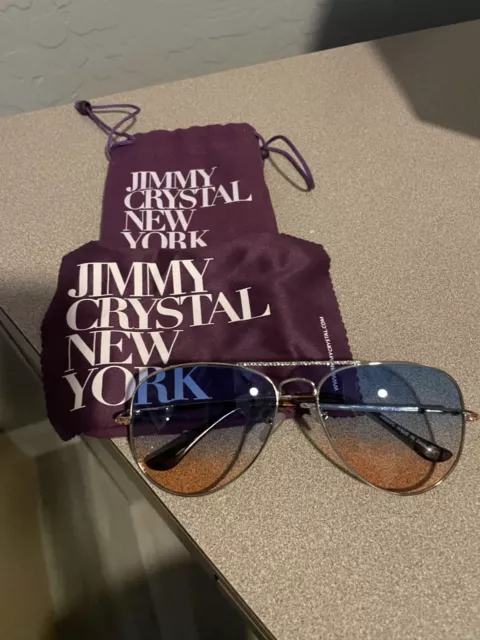 Jimmy Crystal New York Swarovski Sunglasses - Retail $243 - NWOT - Free Ship!