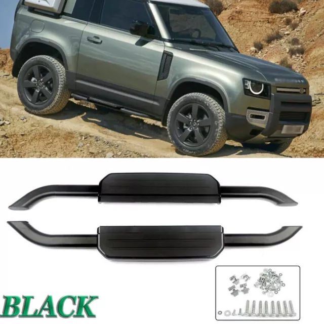 For Land Rover Defender 90 L663 2020-2022 2X Side Step Running Board Nerf Bar