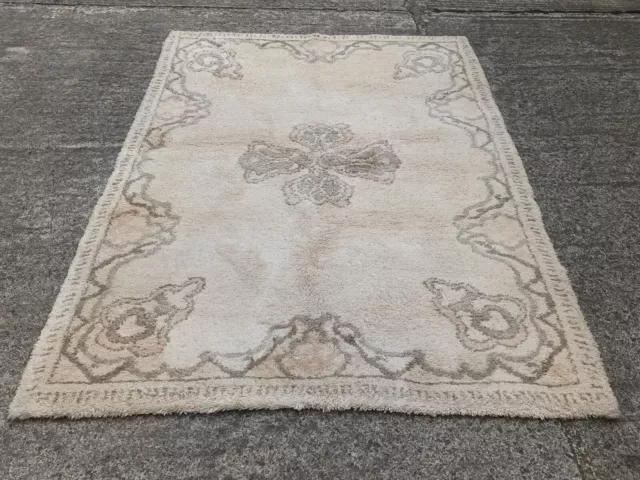 60er Tappeto Vintage Berberteppich Di Rug Marangone Dal Ciuffo 245 x 170 Marocco