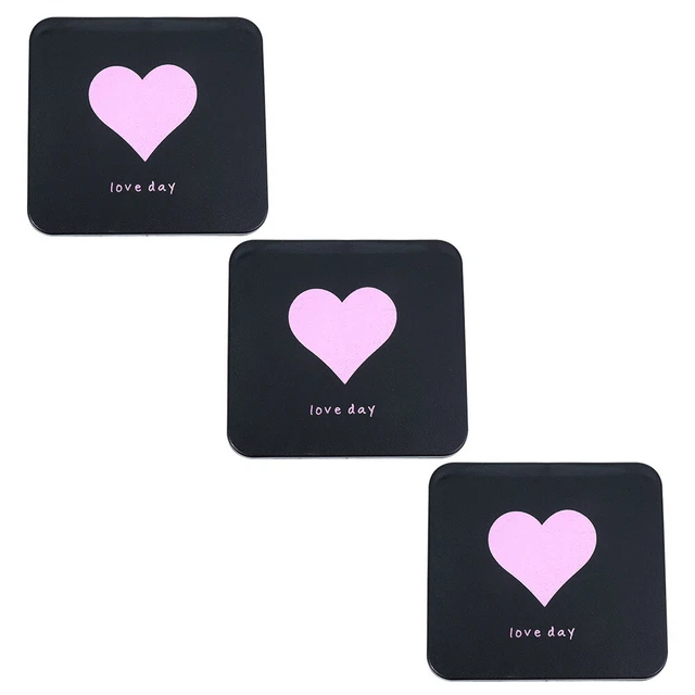 3 espejos cosméticos de doble cara espejos de belleza portátiles de doble cara