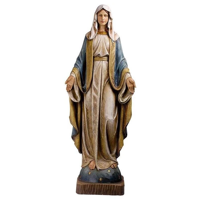 OUR LADY OF Grace 4 Foot Mary Garden Statue 48 inch Indoor Outdoor 979