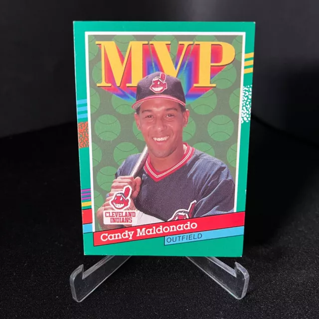 Candy Maldonado 1991 MVP LEAF Cleveland Indians #391 MLB Baseball Card HOF