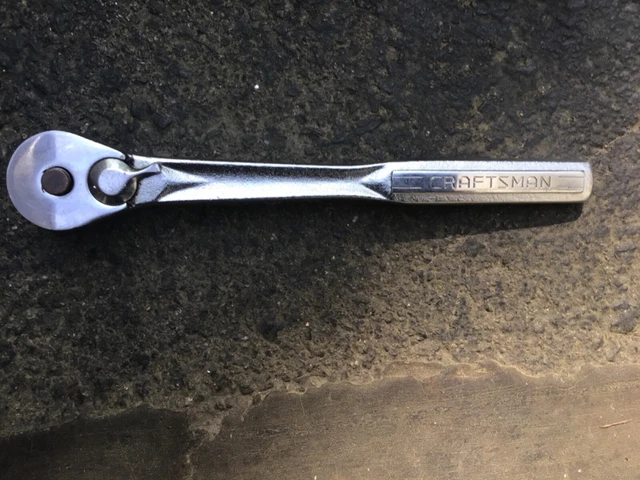 Vintage  Craftsman USA Made, V-44985, 1/2" Drive Quick Release Ratchet