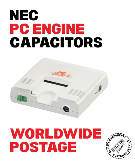 NEC CoreGrafx Replacement Capacitors / 20 X Cap Kit / Repair Kit + Jailbar Fix