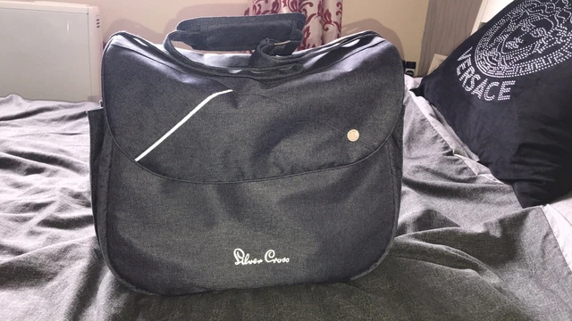 Silver cross midnight blue changing cheap bag
