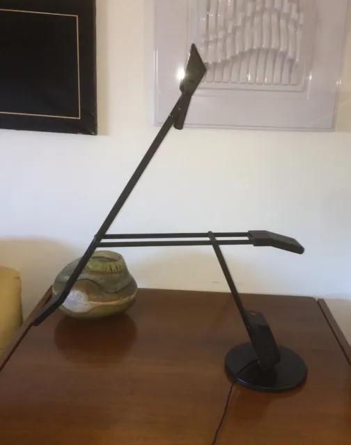 Modernariato-Inusuale Lampada Da Tavolo Scrivania-Design Cevoli-Libra-Decorativa