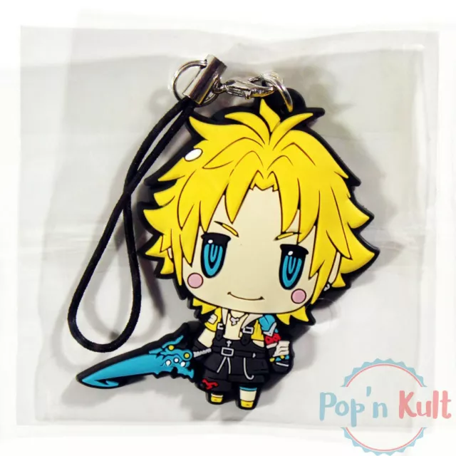 Final Fantasy Tidus Vol. 3 Rubber Strap Charm Keychain Square Enix NEW