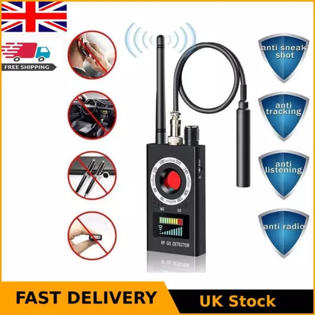 8000MHZ Hidden Camera Detector Locator GPS Bug Radio Detector Anti Spy Device UK