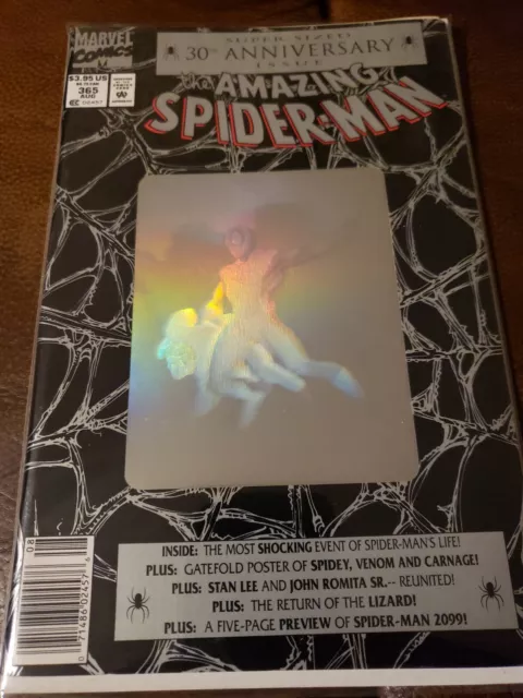 Amazing Spider-Man #365 (1992) Newsstand! Key! 1St Appearance Spider Man 2099 R1