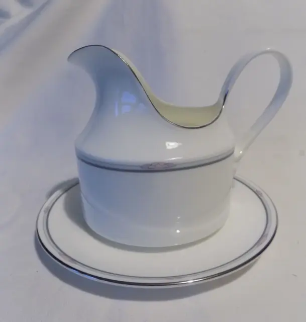 Royal Doulton Simplicity  Gravy / Sauce Boat and Base Stand