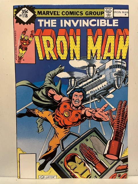 Iron Man #118 * Whitman Variant * 1979 Marvel * First James Rhodes * VF? * (P85)