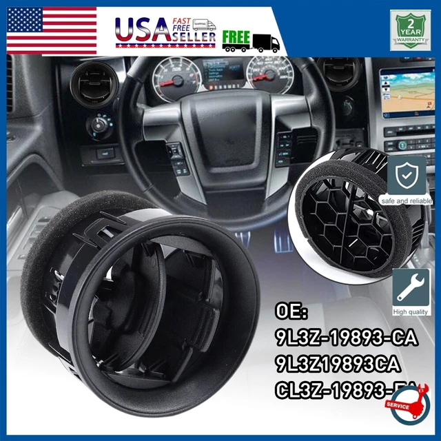 Air Vent Louvre AC Heater Interior Fits Ford F150 2009-2014 Dash Chrome Louver E - Foto 10