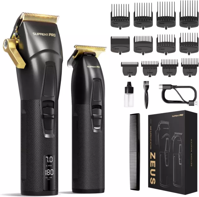 Kit Máquina De Cortar Cabello Para Afeitar Recortadora Recortar Pelo Corte Barba