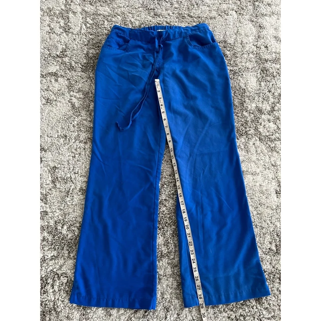 Barco Uniforms Grey's Anatomy Womens Scrub Pant Blue Drawstring Petite S