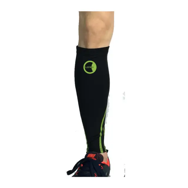 LUNABANDS Calf Support Compression Running Sleeves Recovery Socks Marathon