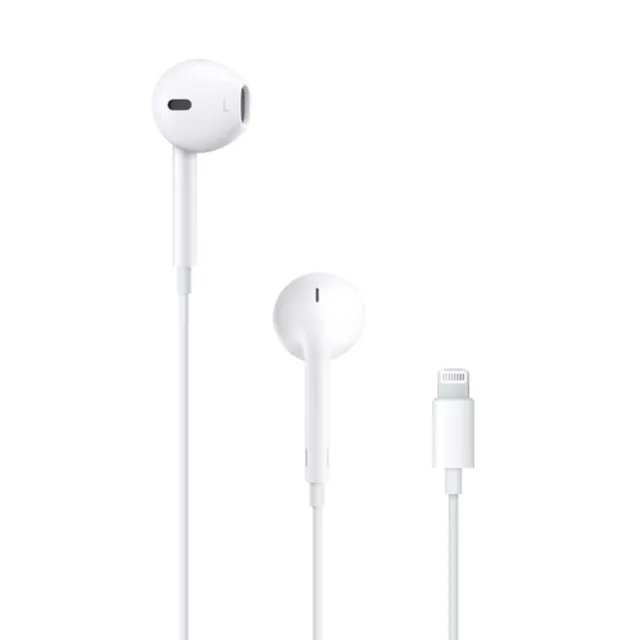 Apple EarPods Écouteurs ORIGINAUX Blancs avec Connecteur Lightning (MMTN2ZM/A)