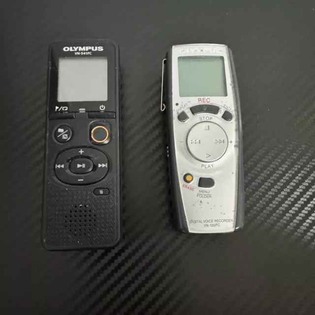 Olympus VN-541PC / VN-120PC Digital Voice Recorder Diktiergerät Silber & Schwarz